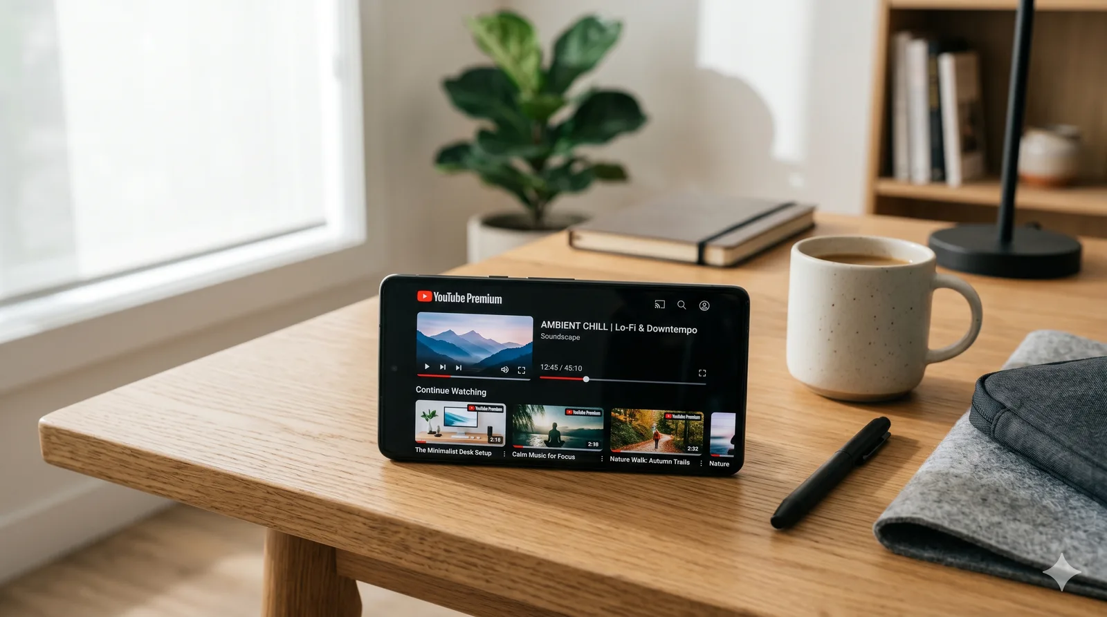 Ilustrasi YouTube Premium - foto aplikasi